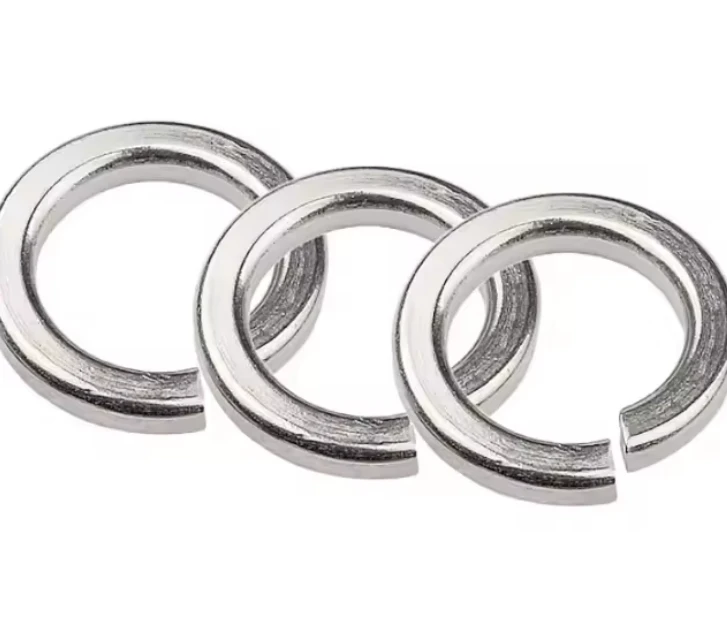 China Factory High Quality Zinc Plated Spring Washer DIN127 Spring Gasket Stainless Steel M2-M48