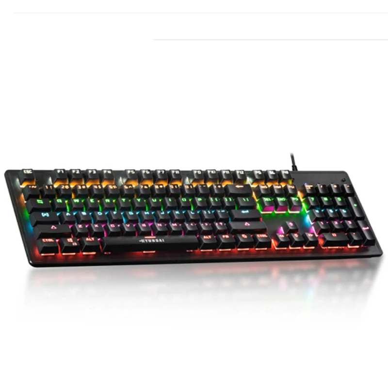  Горячая продажа rgb механическая клавиатура Проводная игровая OEM Заводская USB