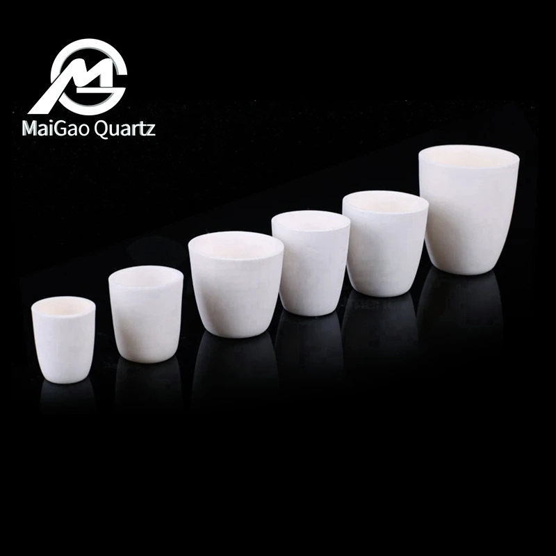 Refractory   Ceramic quartz Melting Crucible For Thermal Analyzer