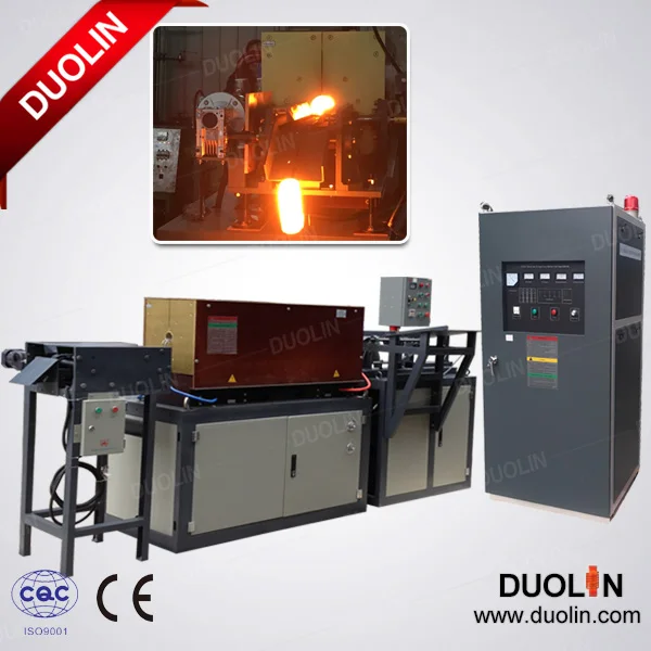 Индукционное Отопление для стальной штанги горячая ковка с непрерывным питанием