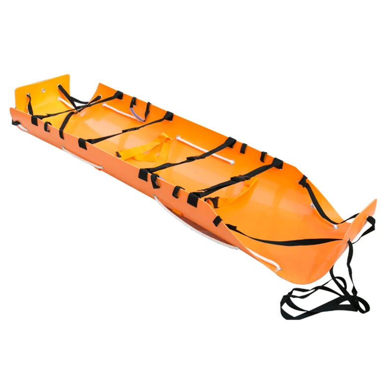 Portable Flexible Plastic EVA Carry Folding Board Roll-Type Rescue Stretcher First Aid Stretcher For Patient