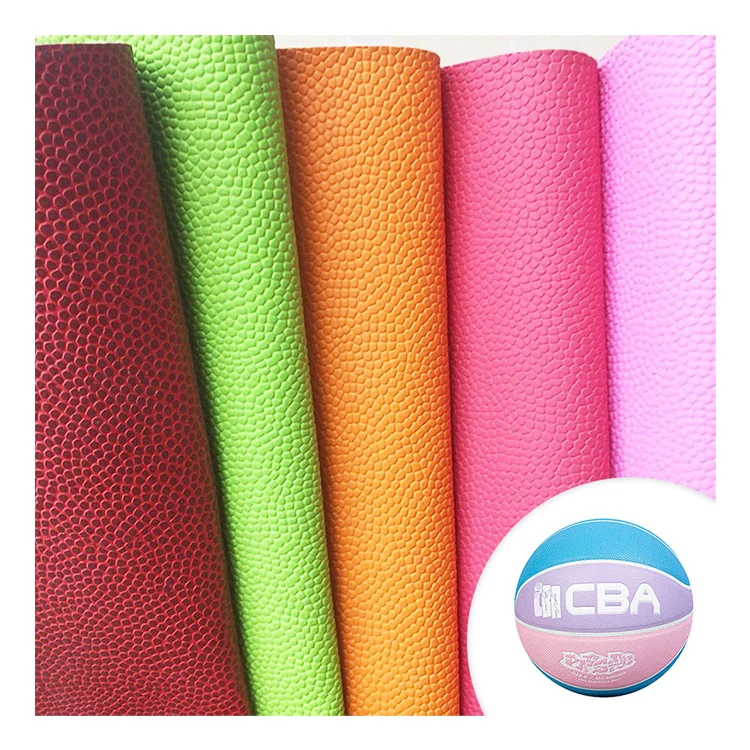 High Quality Waterproof Embossed Artificial Printed Fabrica Ball PU Leather For Basketball