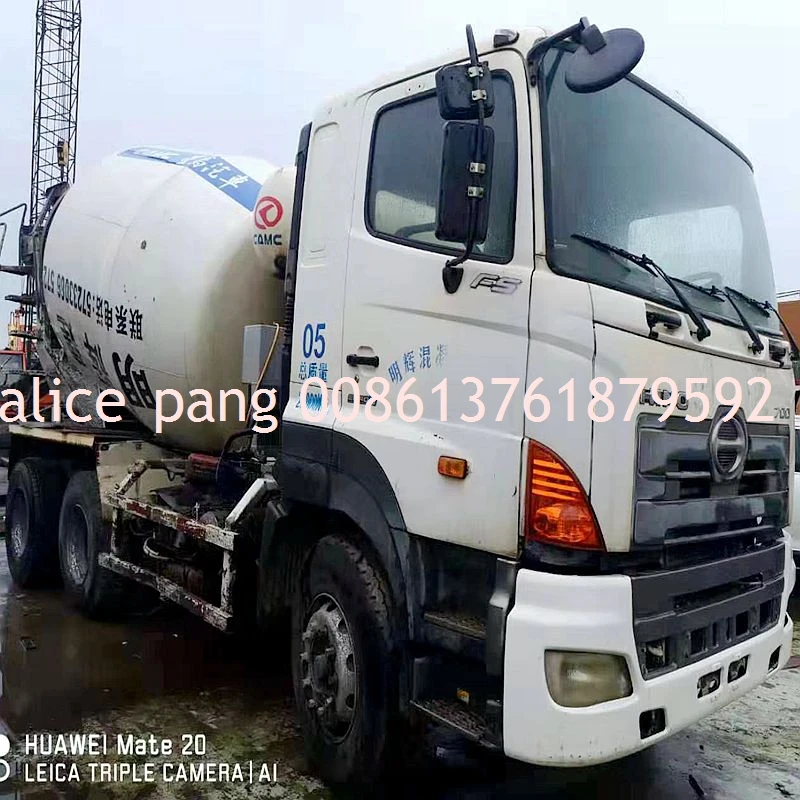 
10 cubic meters Japan hino 700 concrete mixer truck 