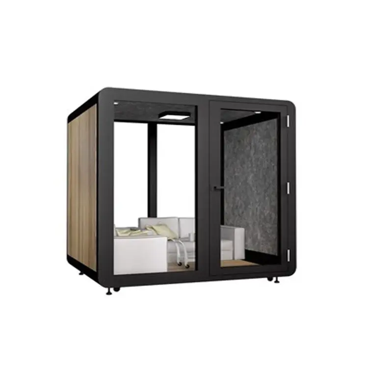 Movable glass sleeping soundproof booth room for home use office meeting pod