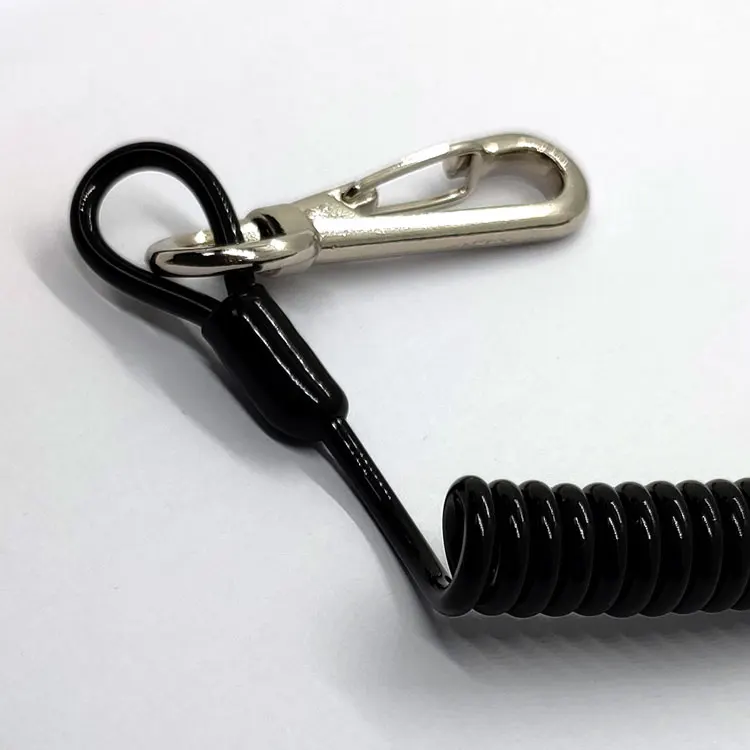 Flexible Scaffolding Spring Loaded  Tool Lanyard with Loop and Hook