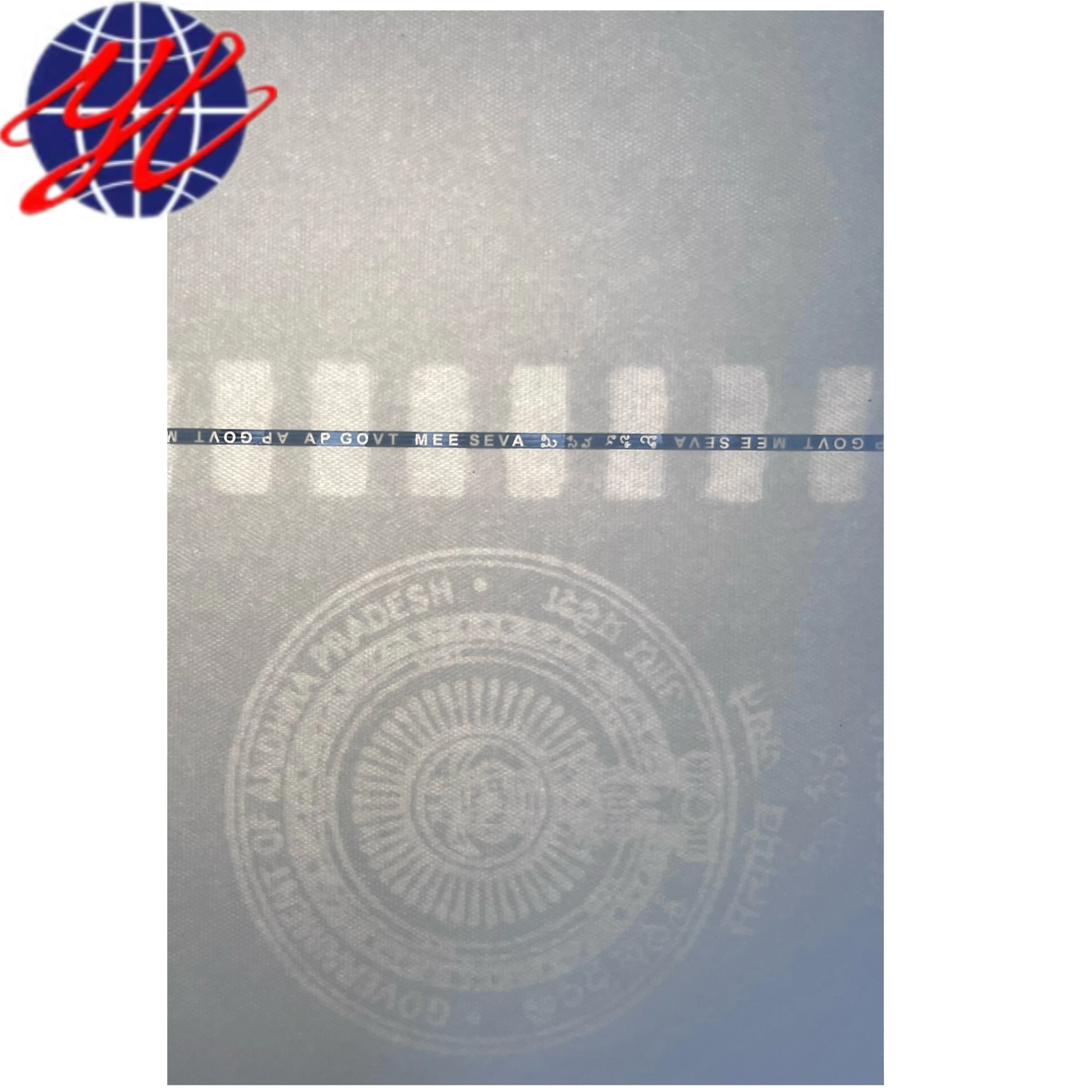 High Quality Product Custom Security Paper with Watermark and Security Thread for Base Paper of Bond Ballot Contract