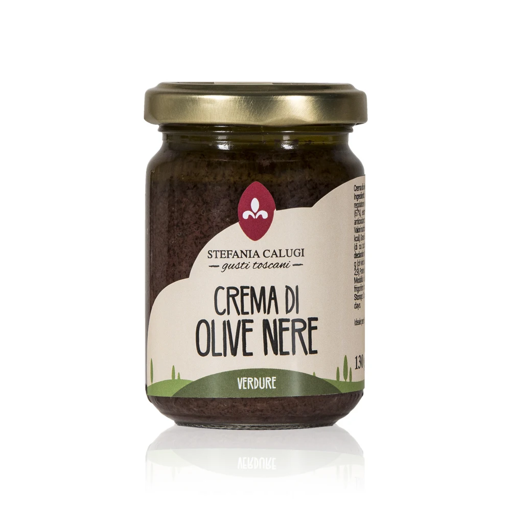 BLACK OLIVES CREAM - 500g 100% Made in Italy High Quality Food Luxury Organic Natural Truffle