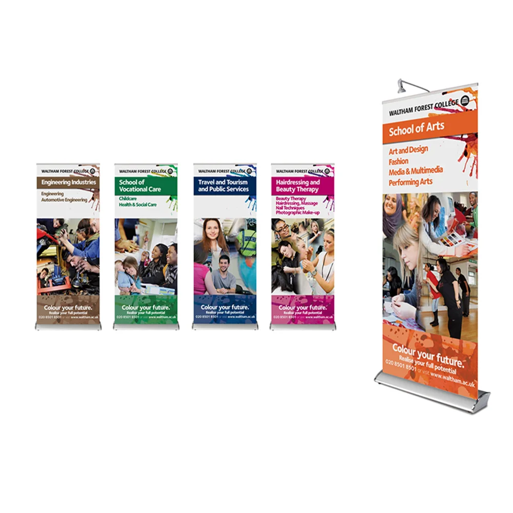 High Quality Type Retractable Aluminum Stand Portable Retractable Business Roll Up Banner