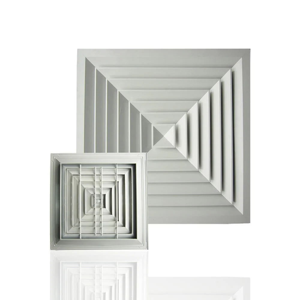 Restaurant oppos blade damper square air diffusers
