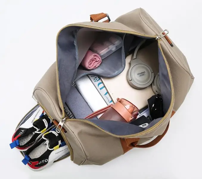 2022 дизайнерская многофункциональная спортивная сумка из ткани Оксфорд с отделением для обуви, оптовая продажа, Спортивная походная сумка с логотипом заказчика для плавания