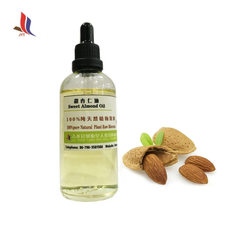 manufacturer bulk  Pure Natural Sweet Almond Oil carrier oil  for health Care massage