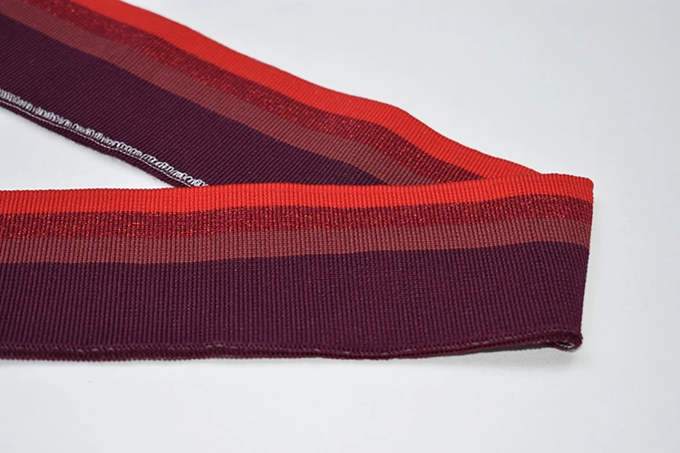 100% cotton flat knit collars cuff hem rib collar for hem