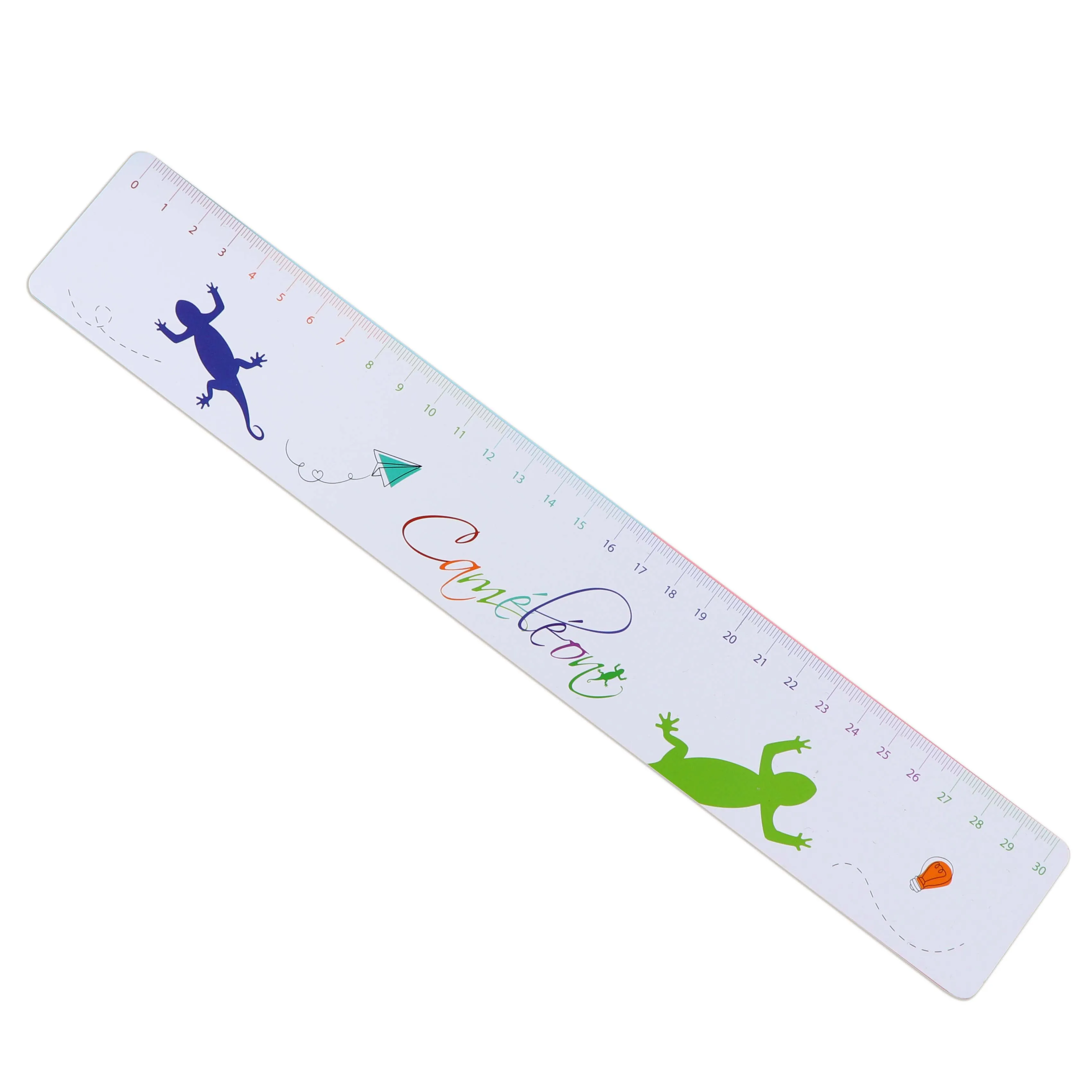 Plastic Straight Ruler Cute Office Desk Eco Friendly Mini Popular Ruler Foldable Plastic Ruler For School