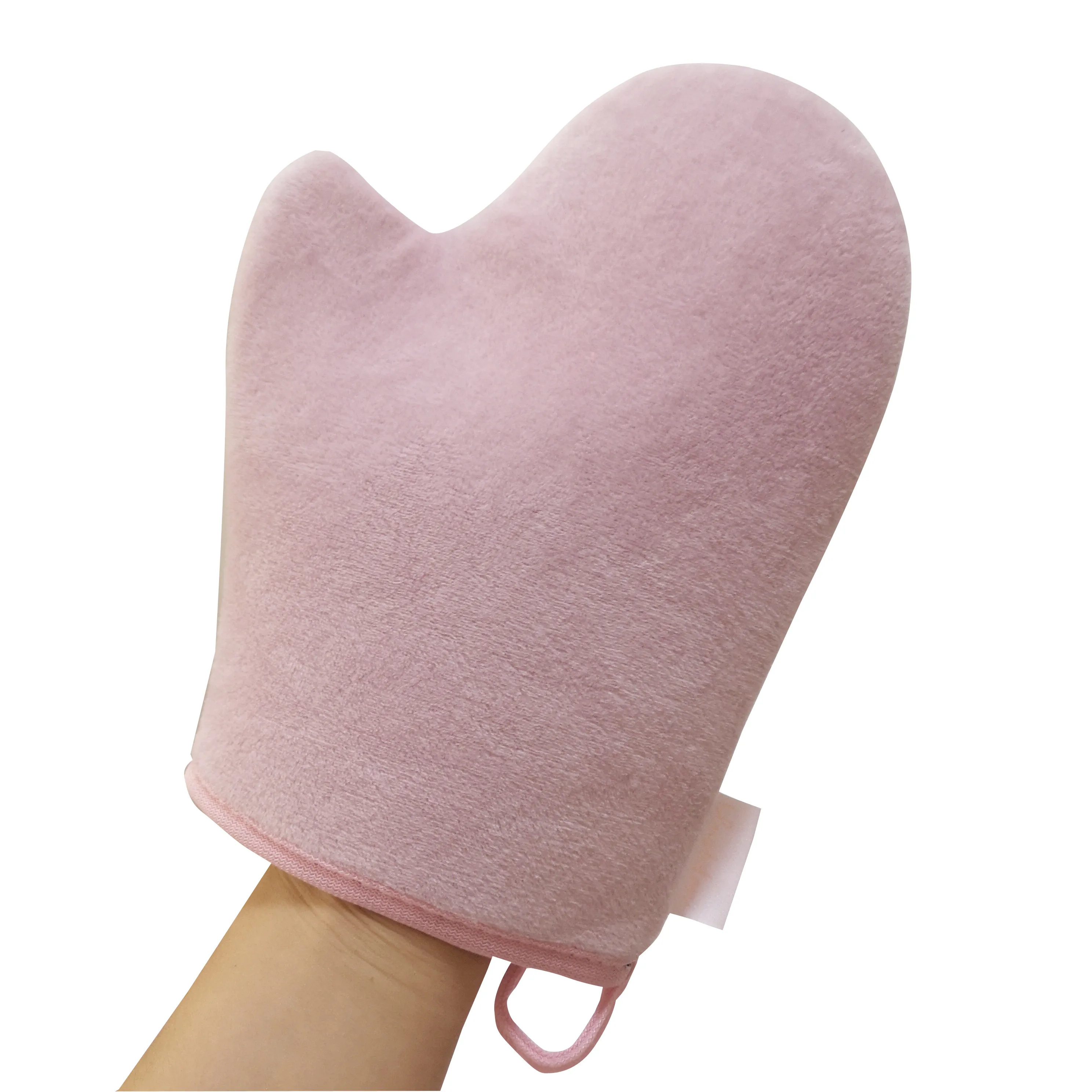 EM/ODM Private Label Hot Sale High Quality Sunless Pink Self Tanning Applicator Mitt Self Tanning Gloves