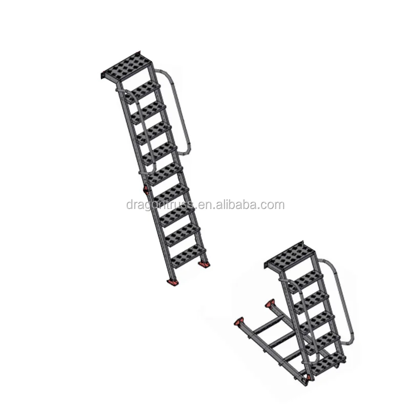 Dragon Custom tube clamp aluminum scaffolding parts apartment fire ladder