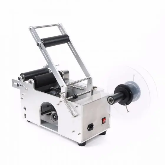 Semi Automatic Labeling Machine Wine Bottle Label Applicator Sticker Labeling Machine