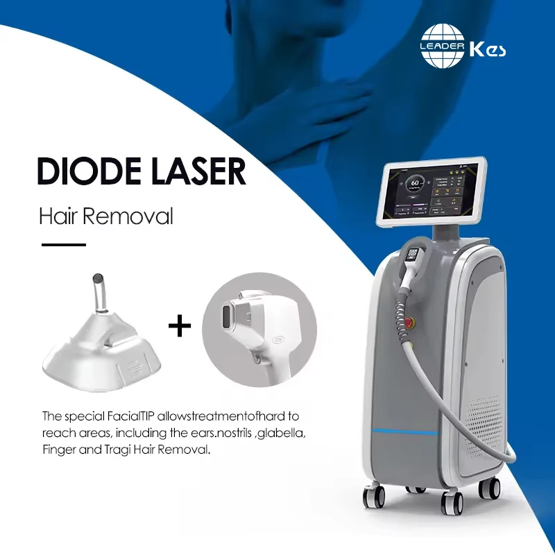KES wholesale laser hair removal alexandrite dioe laser titanium laser hair removal machine made in China