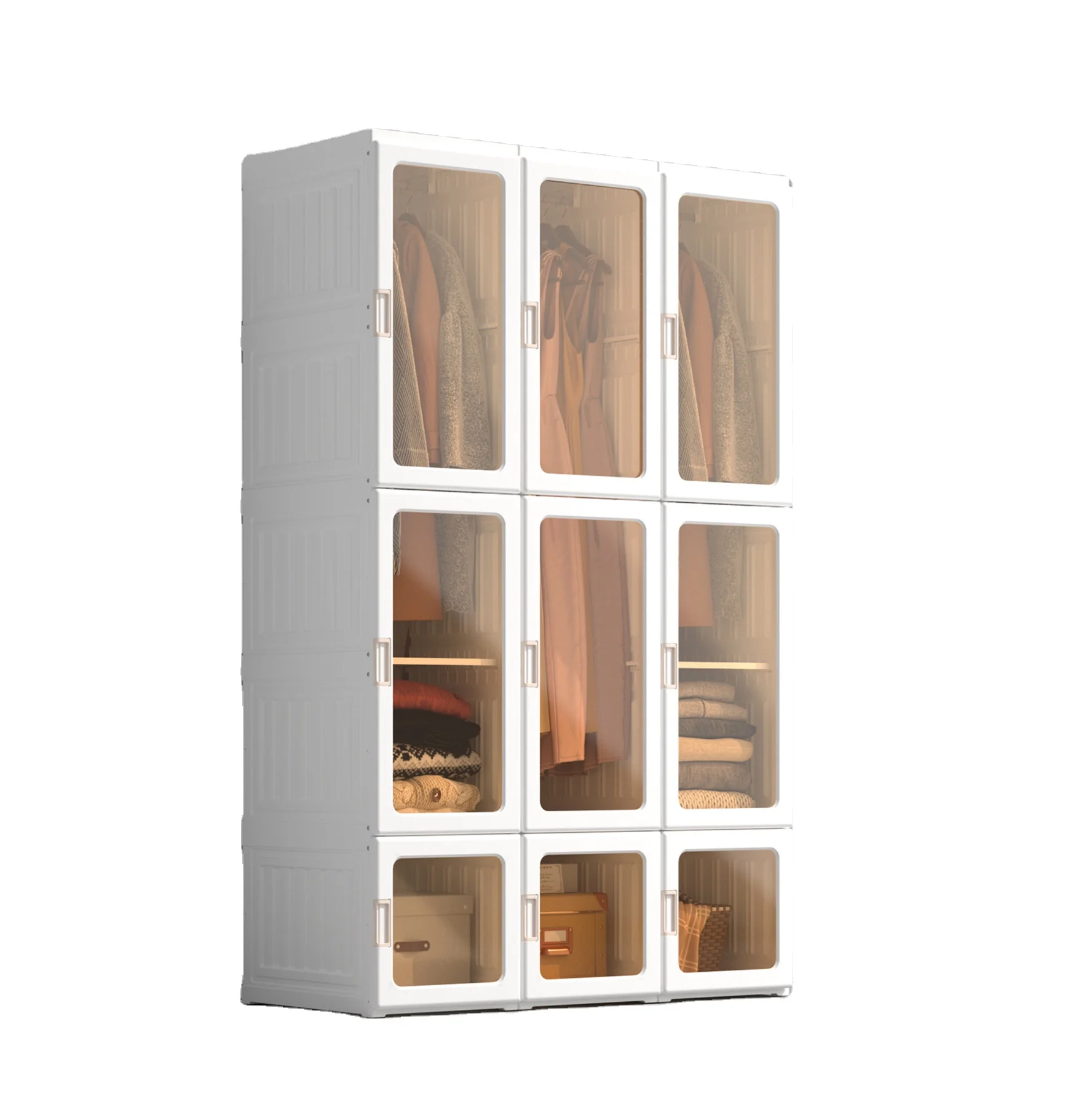 2022 mayi box storage cabinet plastic wardrobe clothes organizer Wardrobe Clothes Bedroom Plastic Closets living room cabinet