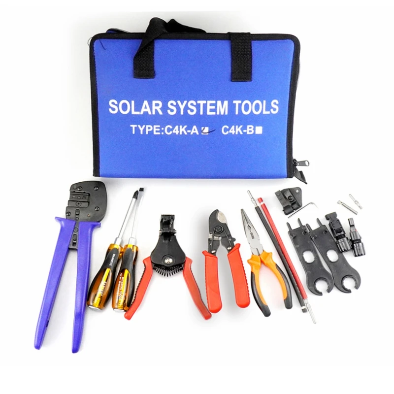 solar cable connector installation C4K-A stripper hand tool kit set