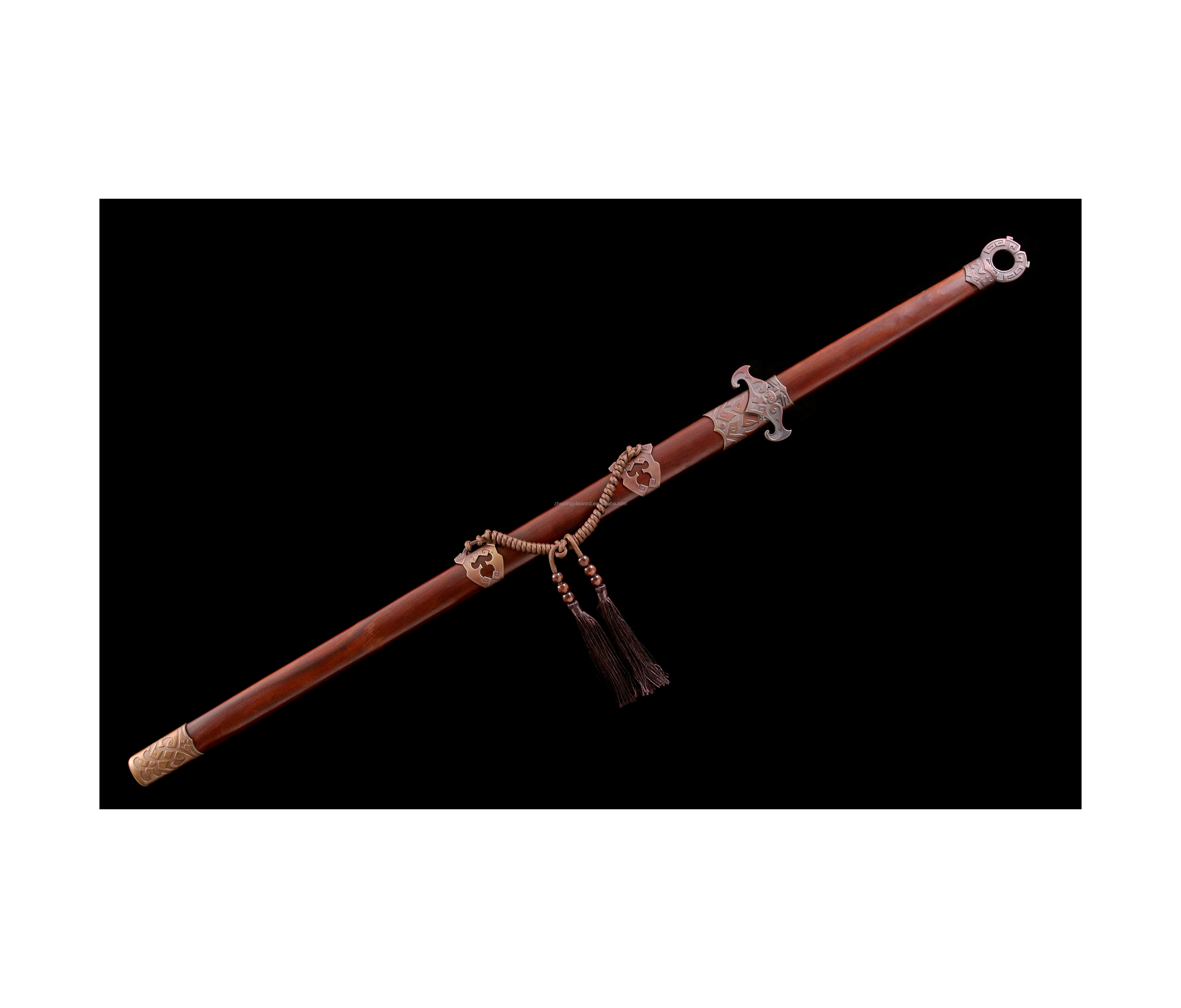 Full tang 43 Inch Chinese Swords Rosewood Handmade Sword Cosplay Toy  Sword