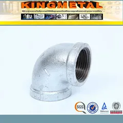BSP Threading Malleable Iron Pipe Fittings ASTM A197 A47