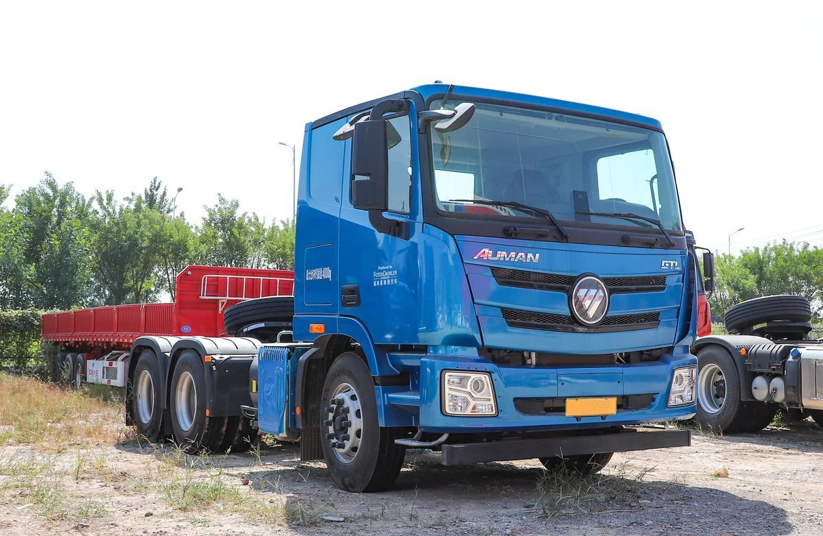Manufacturing price China made Foton GTL truck 6*4 440hp tractor truck heavy truck trailer head for sale