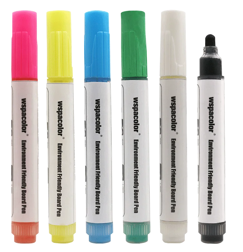 Wet Erase Marker Pen with Chalk as Ink - The Perfect Dustless Marker for Glass, Whiteboards, Chalkboard Contact Paper & More