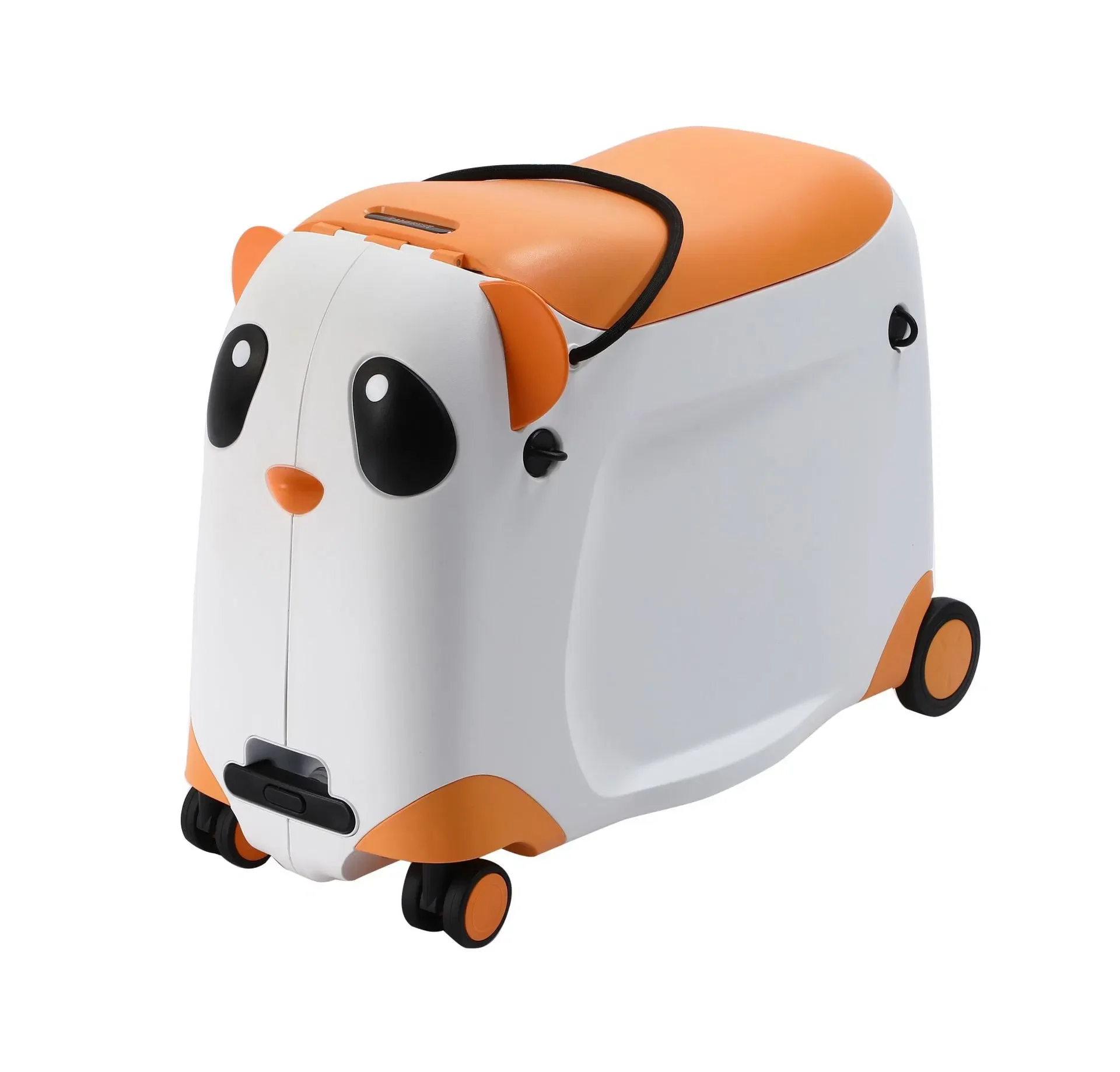 PP Cute Children Animal Design Panda Kids Ride on Rolling Suitcase Luggage for School Travel Trip