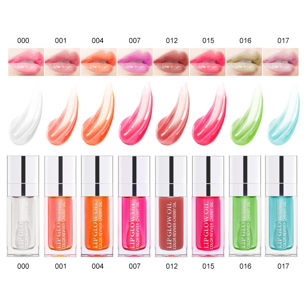 OEM Manufacturer Lip Glow Oil Moisturize Lip Gloss with Nice Colors Various Fruit Flavors Lip Blam