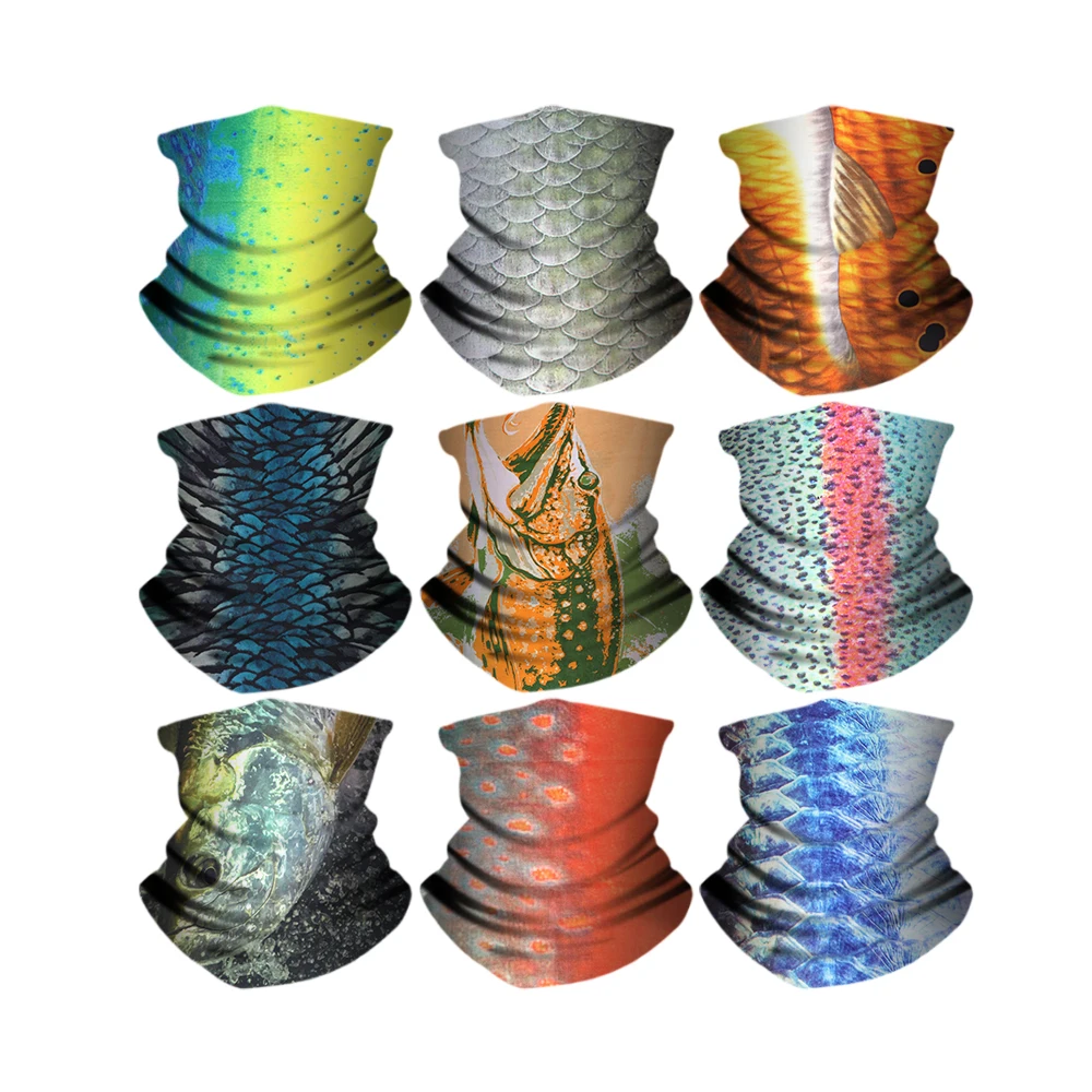
9pcs Customise High Quality Multifunctional Seamless Bandana Tube neck Facial Bandana headwear 