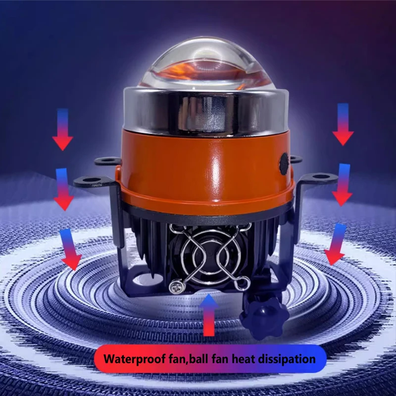 Bi LED laser projector lens foglight led fog/driving lights For Toyota Camry Honda universal foglight for auto lighting system