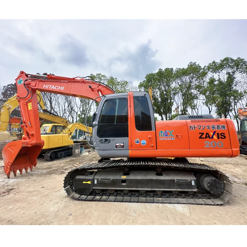 Экскаватор 2022 б/у Hitachi zx 200 210 20 тонн, оригинальный новый японский экскаватор EPA CE, инженерная строительная техника