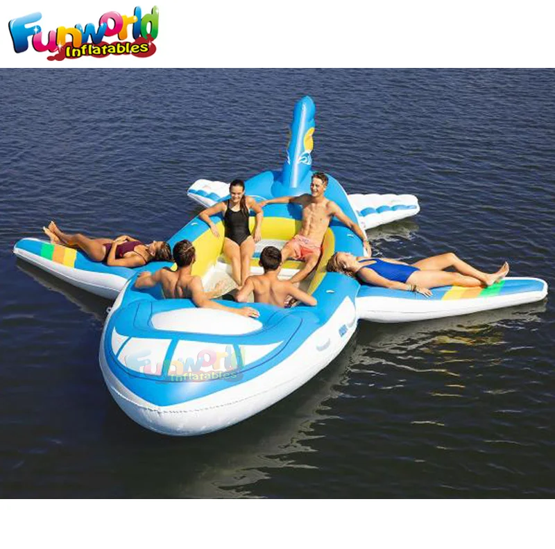High quality floating inflatable water lounger inflatable pool sofa