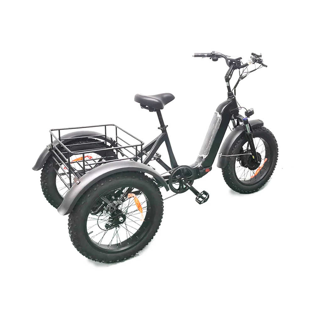 Joyebikes wholesale prices CE certification 48v 500w cargo electric bike electric bicycle Adult Three Wheel Electric