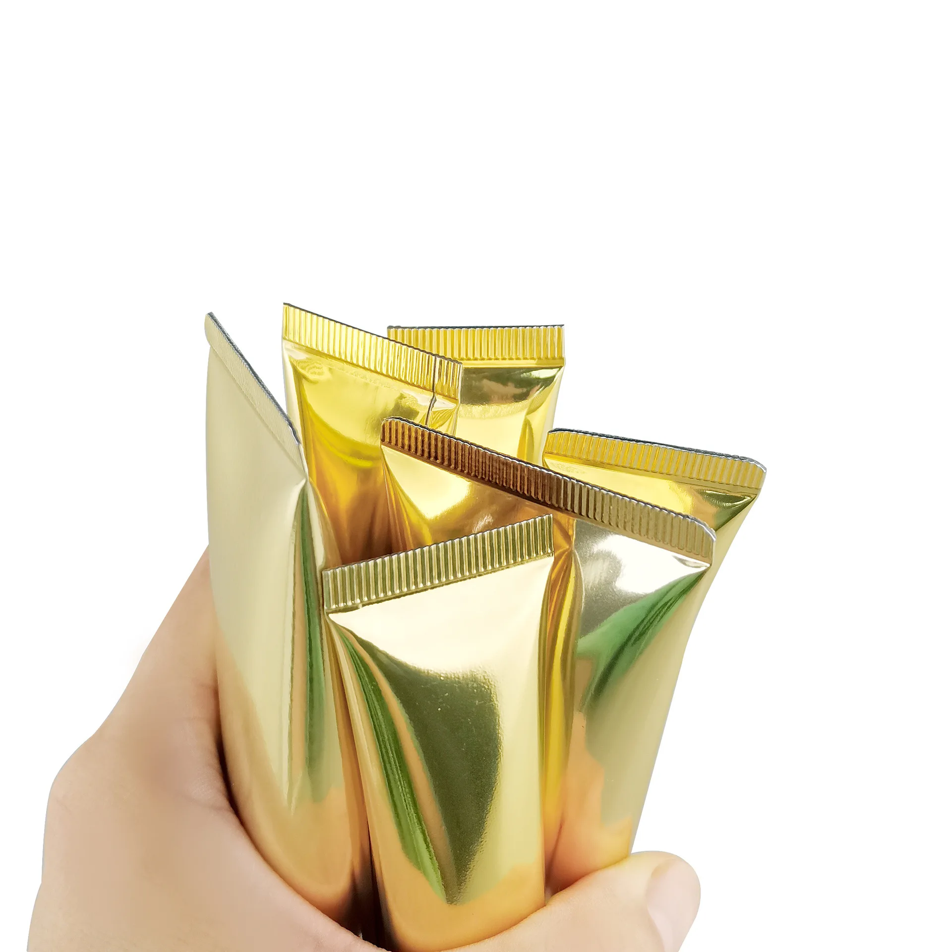 Custom Tube Aluminum Plastic Tube Laminated High Gloss 10ml20ml30ml40ml50ml Empty Skin Cream Lotion Cosmetic Tube Packaging