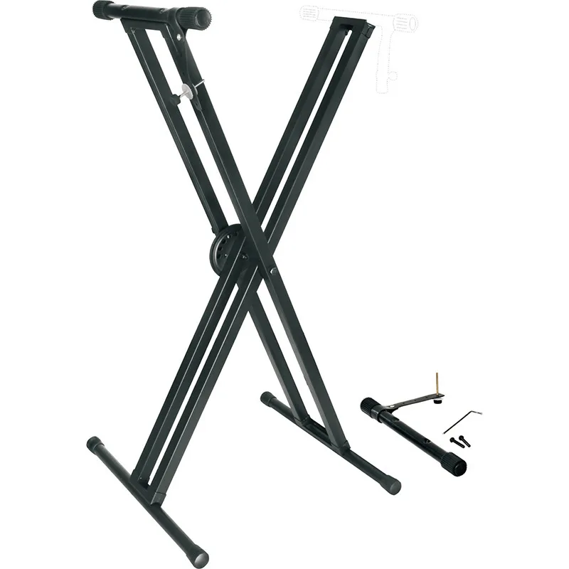 Factory Supply Electric Piano Bracket X Type Adjustable Metal Keyboard Stand