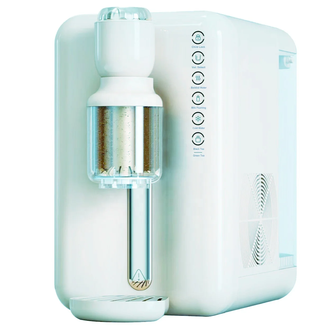 New Arrival High-tech Electric Water Dispenser Smart Temperature-controlled Hot & Cold Water Cooler & Heater Plastic Desktop