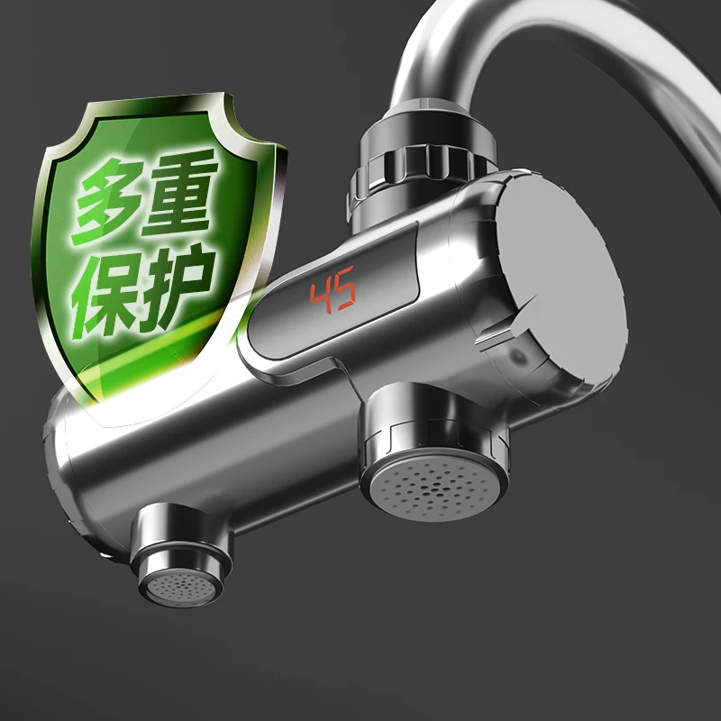 Advanced Technology New Design Led Instant Electric Water Heater Faucet Hot Tap Heating Electric Faucet With Digital Display