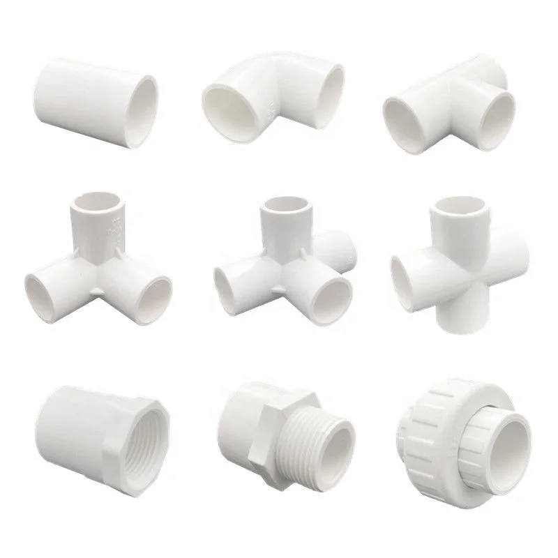 High quality water supply and drainage plastic tubo tee pipe pvc fittings for plumbing pipe fittings