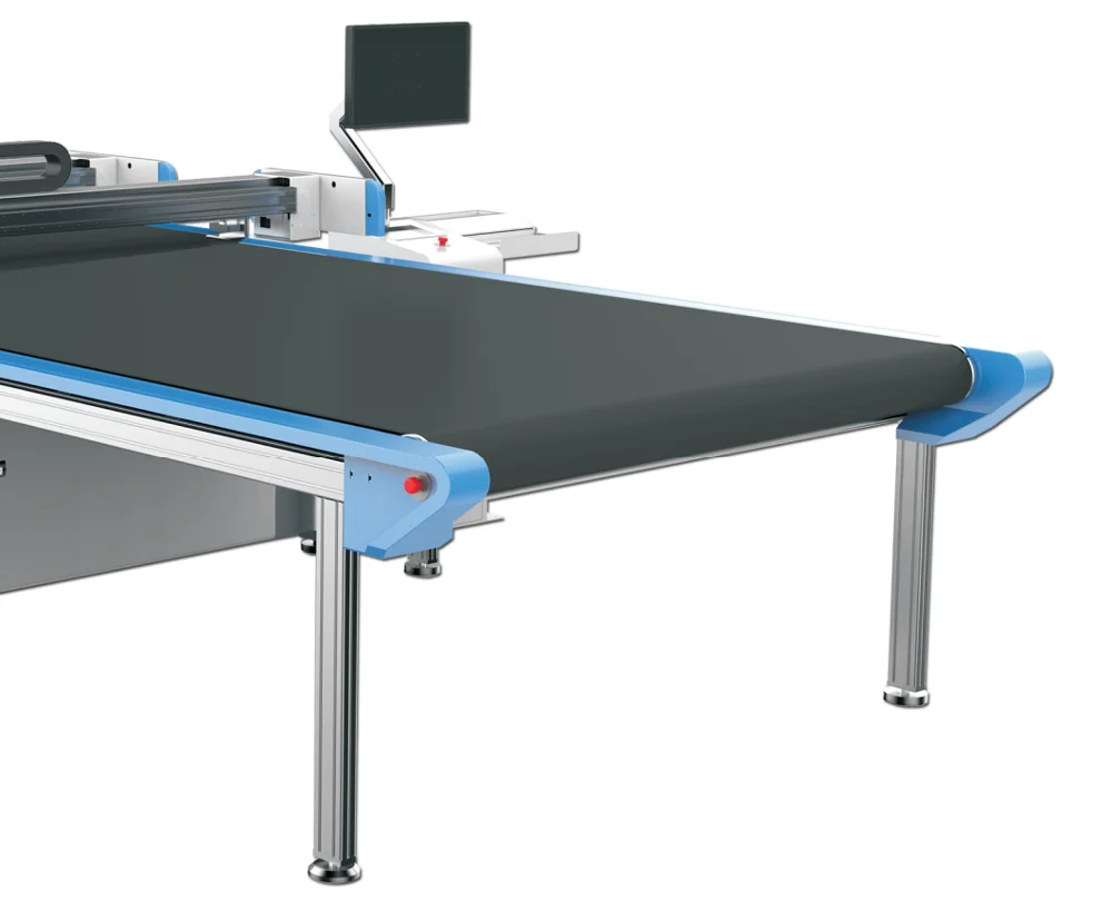 Jindex New Developed Products Smart Cutting Robot Fluorescence Four Head Inkjet Leather Cutting Machine CNC