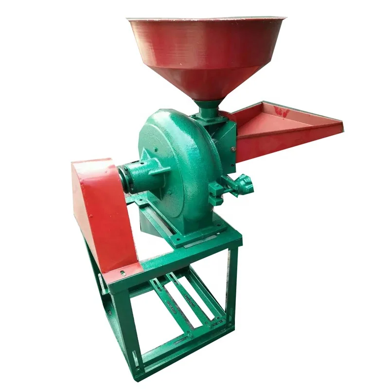 Corn wheat flour poder grinder machine with electric motor grain grinder wheat mini rice mill machine for factory price