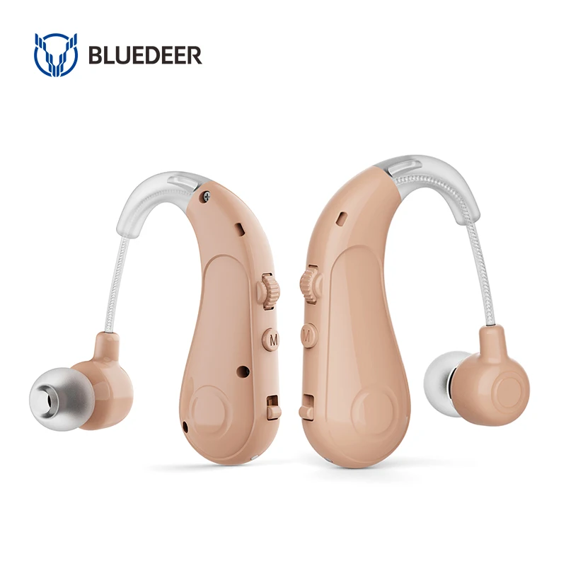 BTE Elder Care Equipment Behind the Ear Digital Mini Hearing Aid Earphone with BSCI CE RoHS
