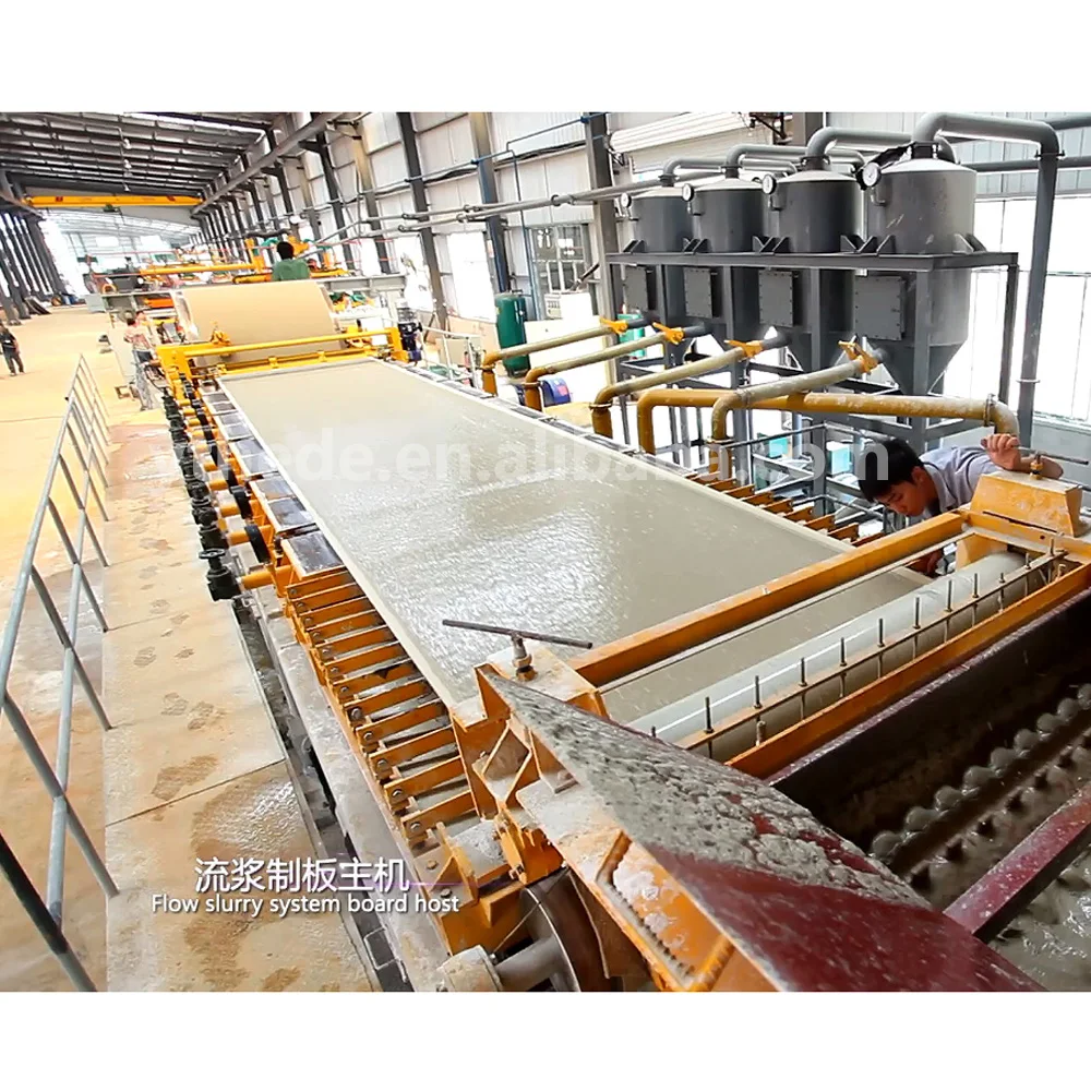 Hede Automatic Multi Functional Prefabricated House Building Material Fiber Cement Board Sheet Production Line FCB board machine