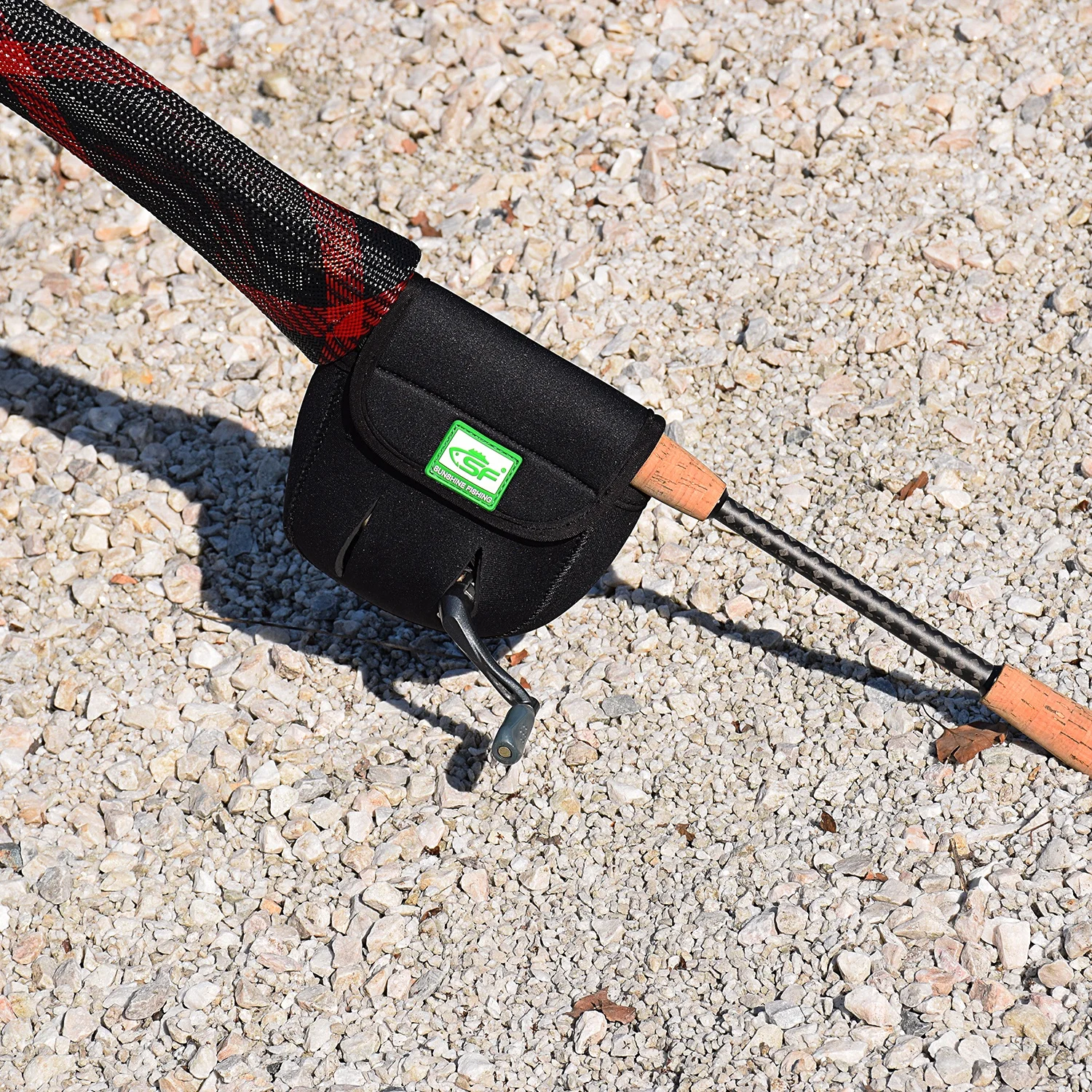 
SF Spinning Reel Cover Case Bag Pouch Glove Fits 1000 2000 3000 Series Spinning Reels Fly Fishing 