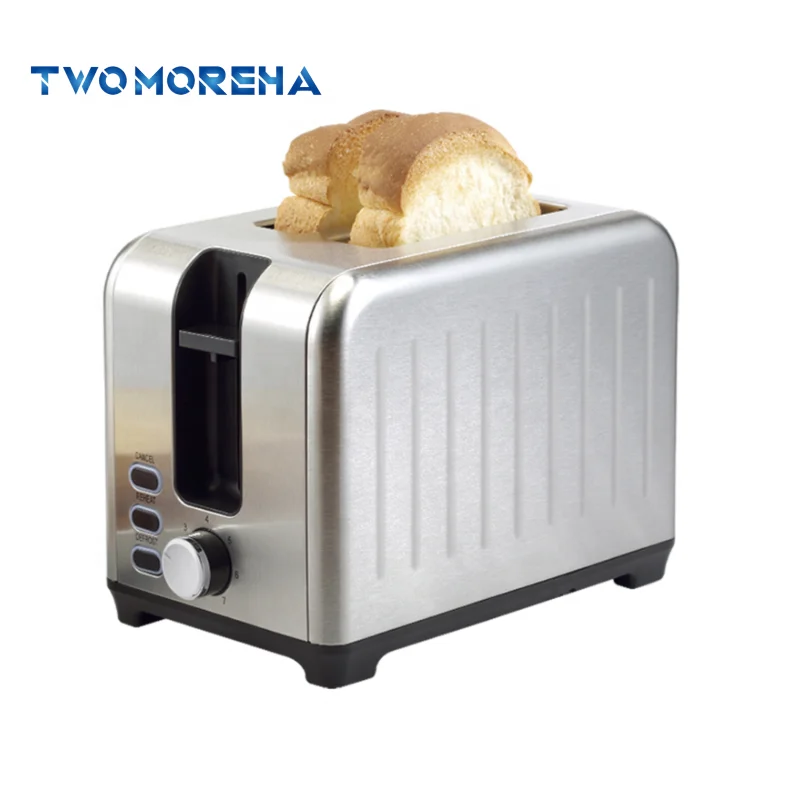 Хит продаж тостер для хлеба на 2 ломтика с корпусом ss сэндвич-устройство размораживания повторного нагрева отмены