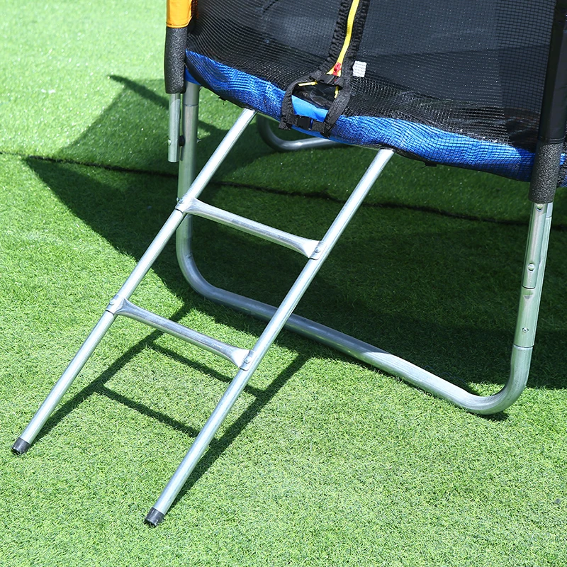 Tengtai cross-border hot selling PP jumping mat durable using outdoor round trampoline with outside net and ladder
