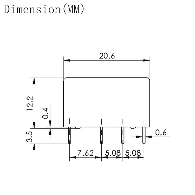FRJRC-19FI DC электромагнитное миниатюрное реле 24V/12V пластиковое уплотнение типа 2Z PCB Push in Relay 8 Pin