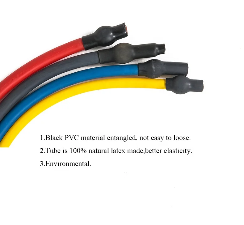 SKYHOPE Workout Fitness Gym Pull Up Set 11 Piece 11 Pcs Resistance Bands Tube yoga band set