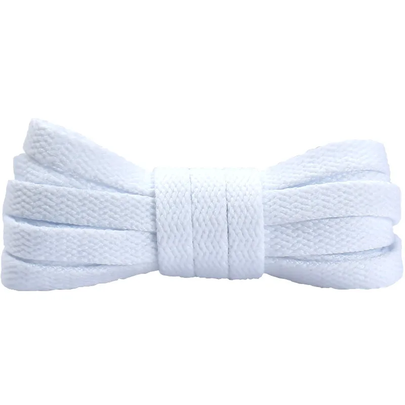 Hot Seller Custom 8MM Colorful Polyester Flat Shoe Lace for Sneakers