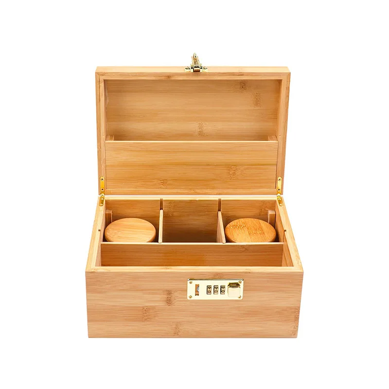 Custom Smoking Accessories Kit Herb Stash Box with Grinder Cigar